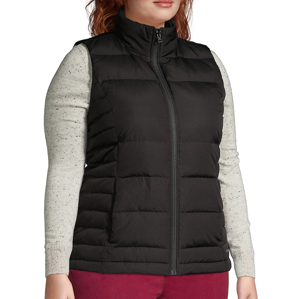 Land’s End Women's Plus Size Down Puffer Vest. 14536